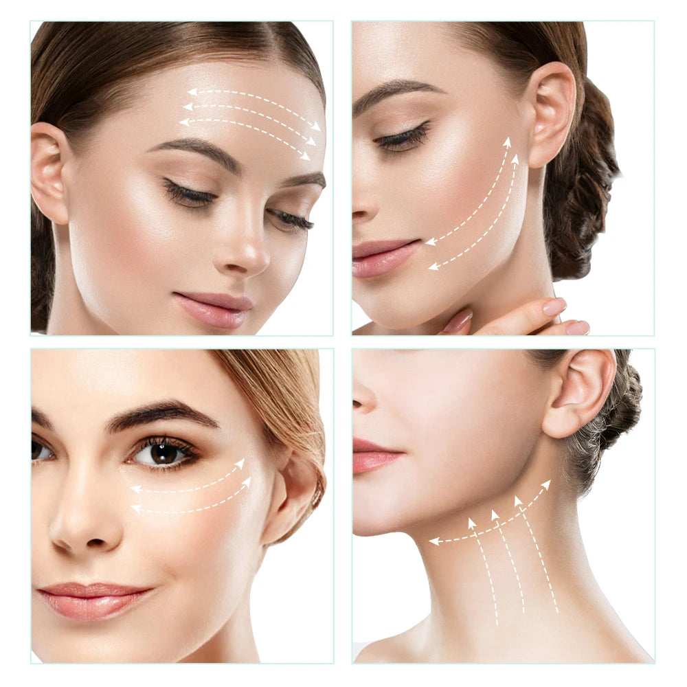 Rose Quartz Gua Sha for Face Massager Skin Scraping Guasha Lifting Natural Jade Massage for Face Gouache Scraper Wrinkle Remover