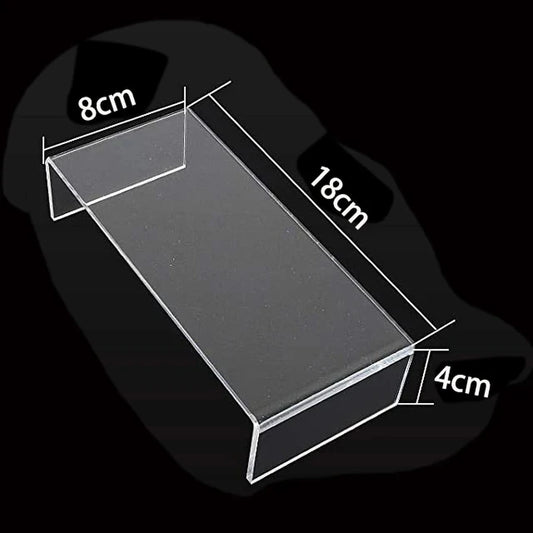 Clear Acrylic Display Stand for Cupcake, Jewellery and Perfume, U-Shape Display Shelf for Blind Box Toy, Action Figure