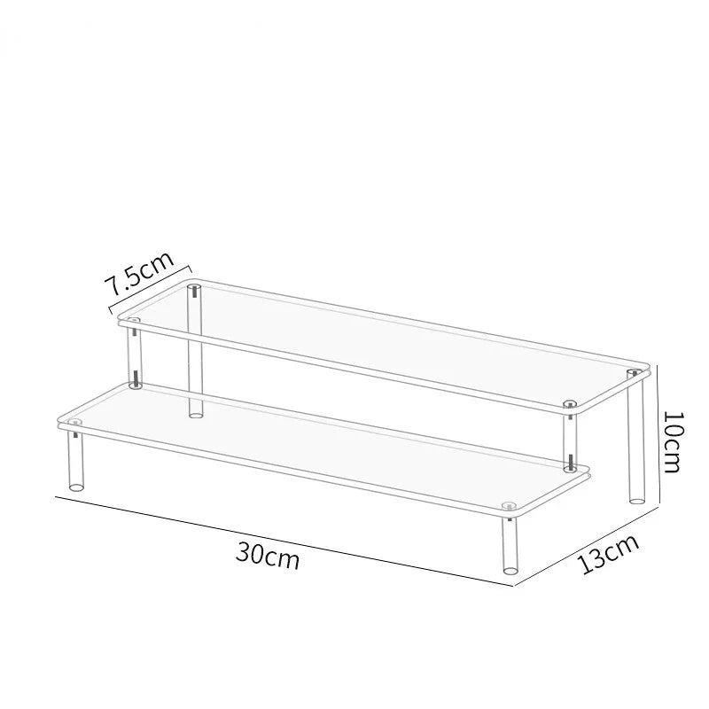 Acrylic Display Stand Ladder Shelf Hand-Made Figure Toy Animation Car Model Blind Box Perfume Storage Model Stand