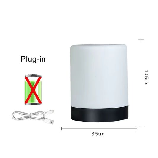 Dimmable Bedside Night Lights Charging Desktop Night Lamps Bedroom Bedside Lighting Decoration Touch Reading Led Table Lamps