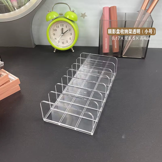 Transparent Storage Box Makeup Organizer Cosmetic Display Case Jewelry Hairpin Organizer Desktop Holder Clear Makeup Organizers