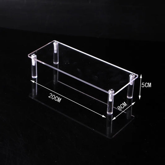 Acrylic Display Risers,Perfume Organizer,Display Riser,Cupcake Display Stand Steps, Organizer Shelf Stand for Figures, Dessert