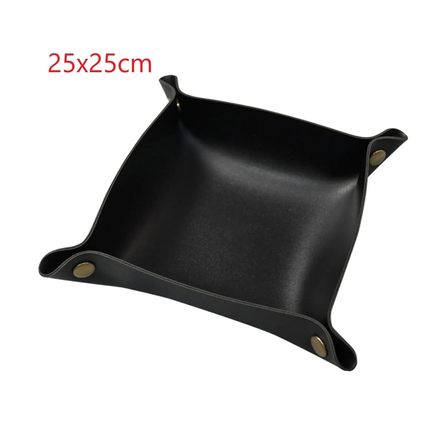 Storage Box PU Leather Storage Trays Home Decorative Trays for Key Wallet Makeup Desktop Storage Box Trays Decor Creative New