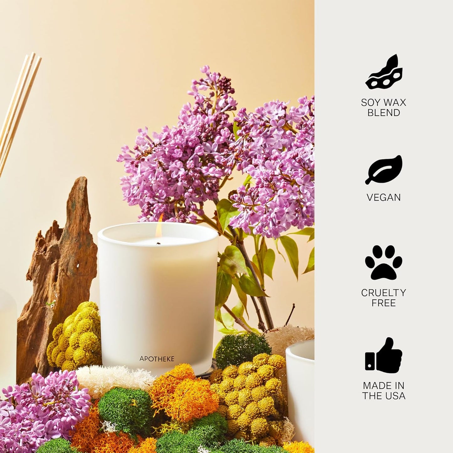Signature Scented Candles for Home, White Vetiver - 10.5 Oz - Soy Wax, Non Toxic, Large Jar White - Luxury Candle Gifts for Women & Men - Sandalwood, Eucalyptus, and Vetiver