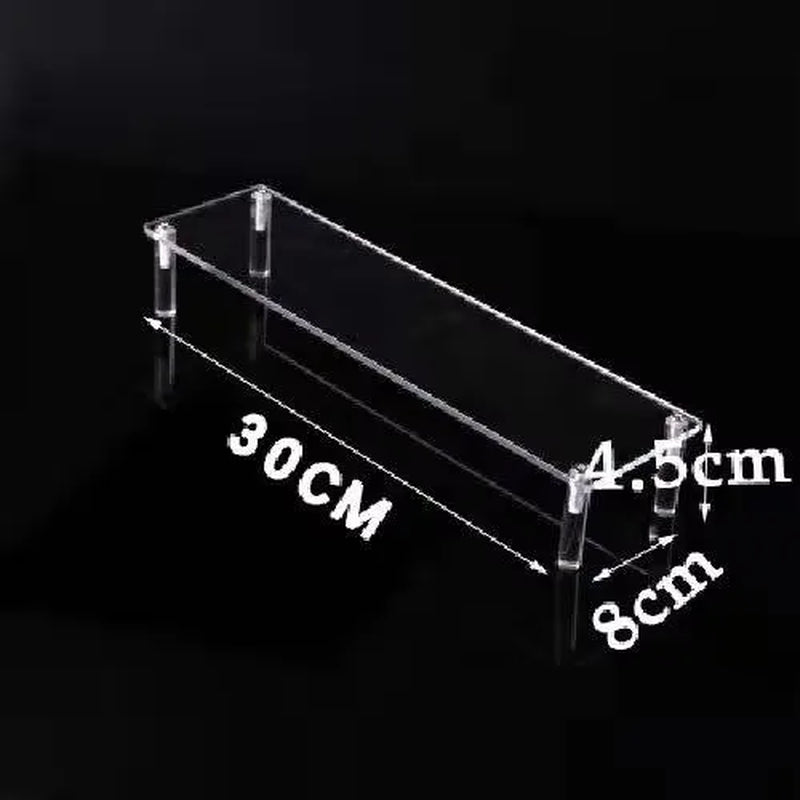 20-50Cm Acrylic Riser Display Riser Shelf for Figures Display Stand Display Cupcake Perfume Organizer Cologne Makeup Collection
