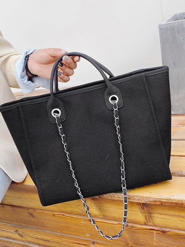 Bucket Women's Bag Large Capacity Portable Single Shoulder Diagonal Chain Tote Bag
