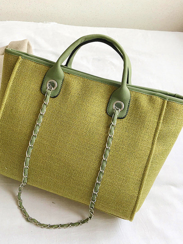 Bucket Women's Bag Large Capacity Portable Single Shoulder Diagonal Chain Tote Bag
