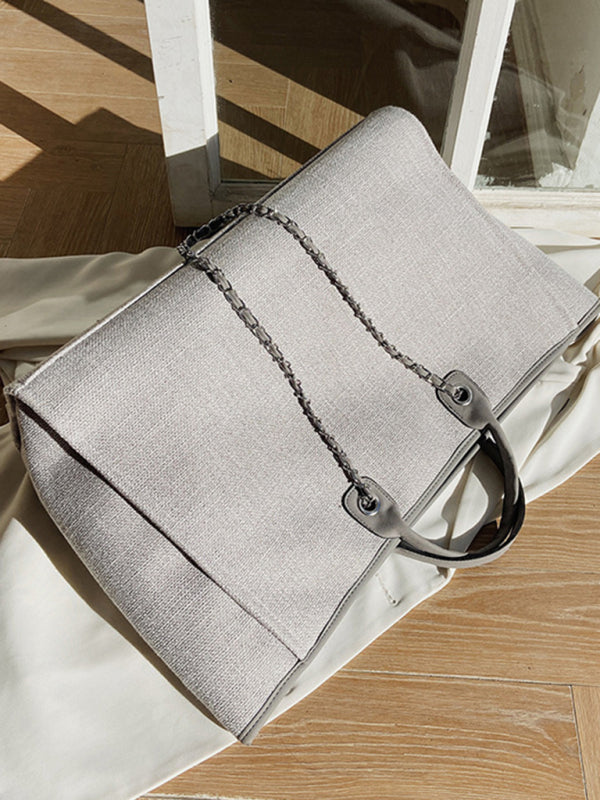 Bucket Women's Bag Large Capacity Portable Single Shoulder Diagonal Chain Tote Bag