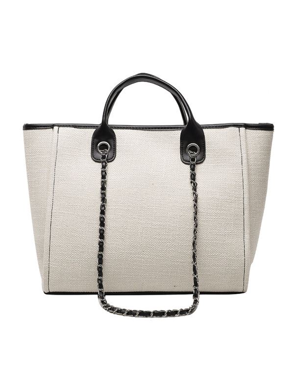 Bucket Women's Bag Large Capacity Portable Single Shoulder Diagonal Chain Tote Bag
