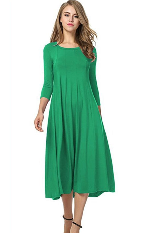Round Collar Dress