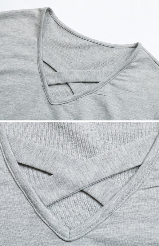 Leona Women's Loose Casual Fashion Trendy Sweater Tops