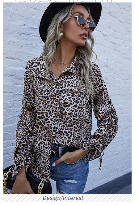 Ardelle Women's Fashion Trend Female Leopard Print Top