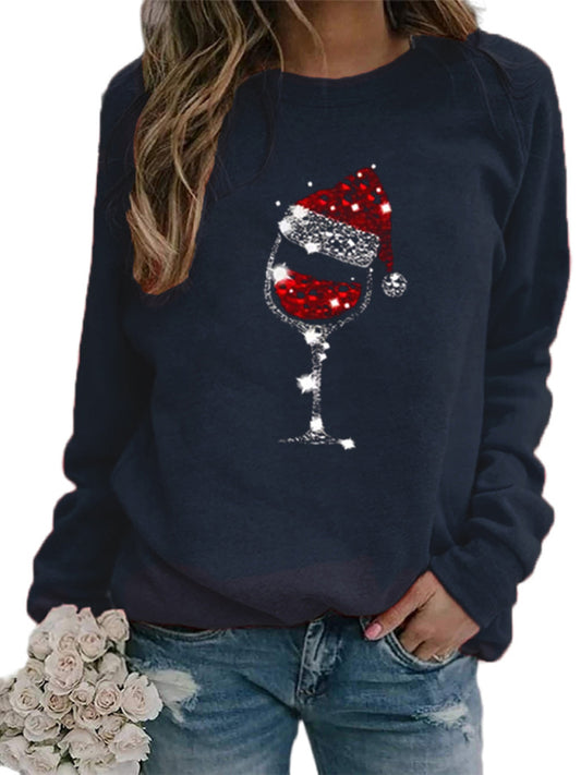 Leann Festive Women's Knit Hoodie Christmas Sweatshirt