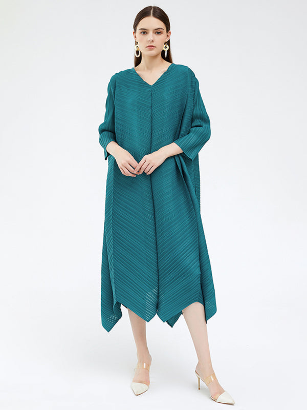 Eloise Women's 3/4 Sleeve Irregular Hem Dress