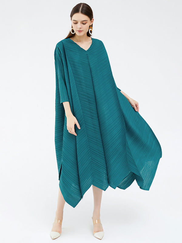 Eloise Women's 3/4 Sleeve Irregular Hem Dress