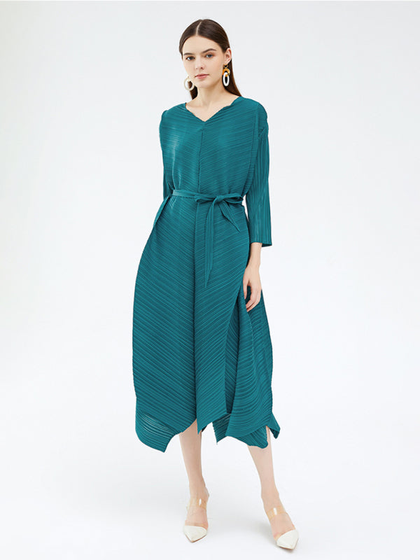 Eloise Women's 3/4 Sleeve Irregular Hem Dress