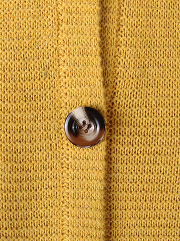Callie Casual Button Long Cardigan Hooded Sweater Jacket
