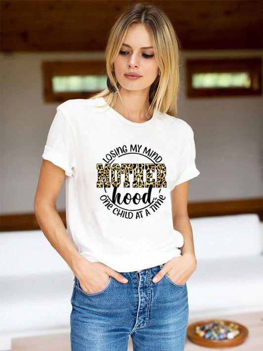 Calantha Graphic Print Casual Knit T-shirt for Women