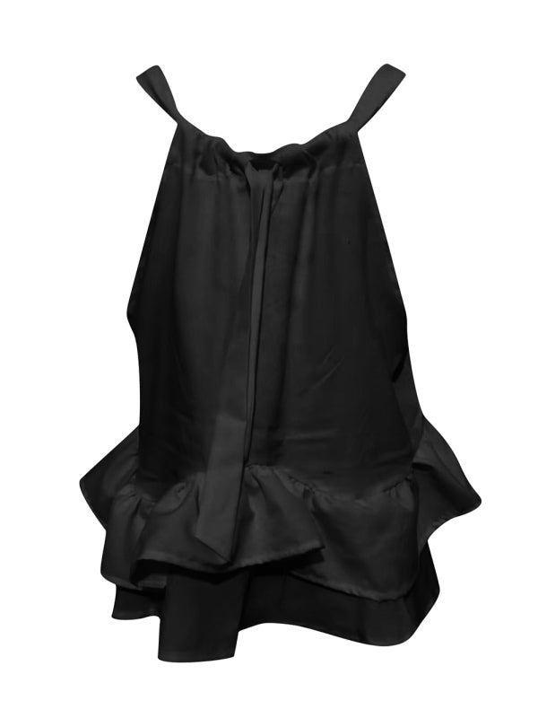 Ruth New Print Halter Neck Adjustable Strappy Vest