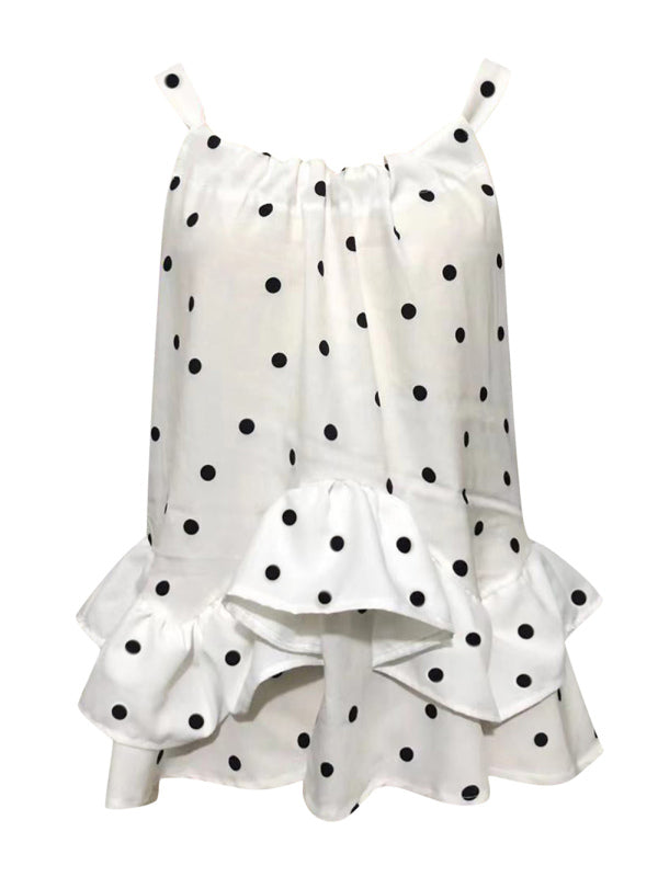 Ruth New Print Halter Neck Adjustable Strappy Vest