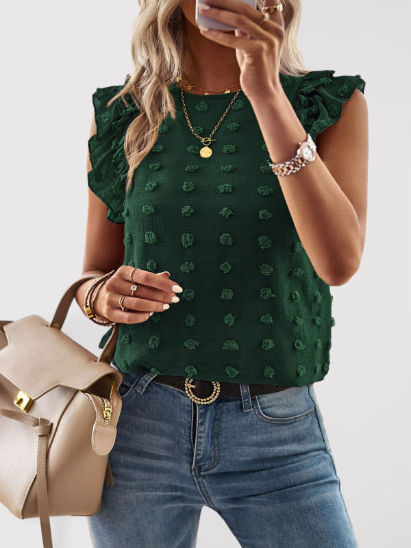 Philomena Falbala Shirt Women's Fashionable Elegant Tops