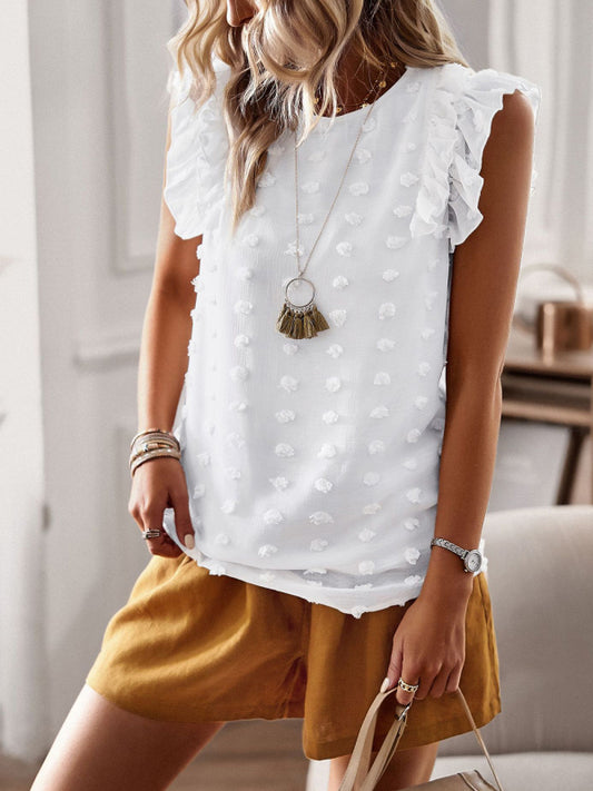 Philomena Falbala Shirt Women's Fashionable Elegant Tops