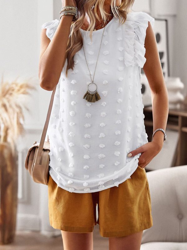 Philomena Falbala Shirt Women's Fashionable Elegant Tops