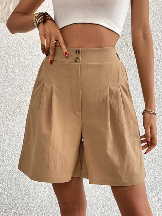 Georgia New Loose Pants Casual Ladies High Waist Wide Leg Shorts
