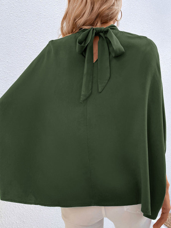 Hyacinth New Fashion Women's Temperament Solid Color Shirt