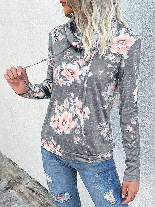 Billie New Ladies Long Sleeve Floral Print Sweatshirt