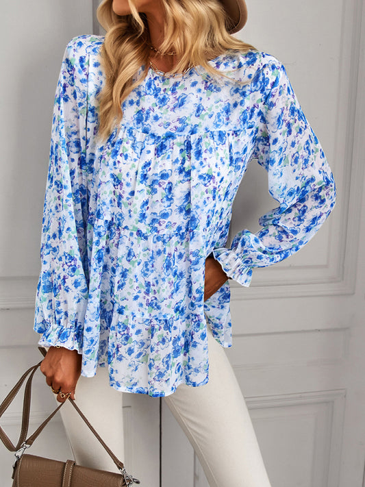 Lucienne Women's Boho Casual Vacation Loose Top