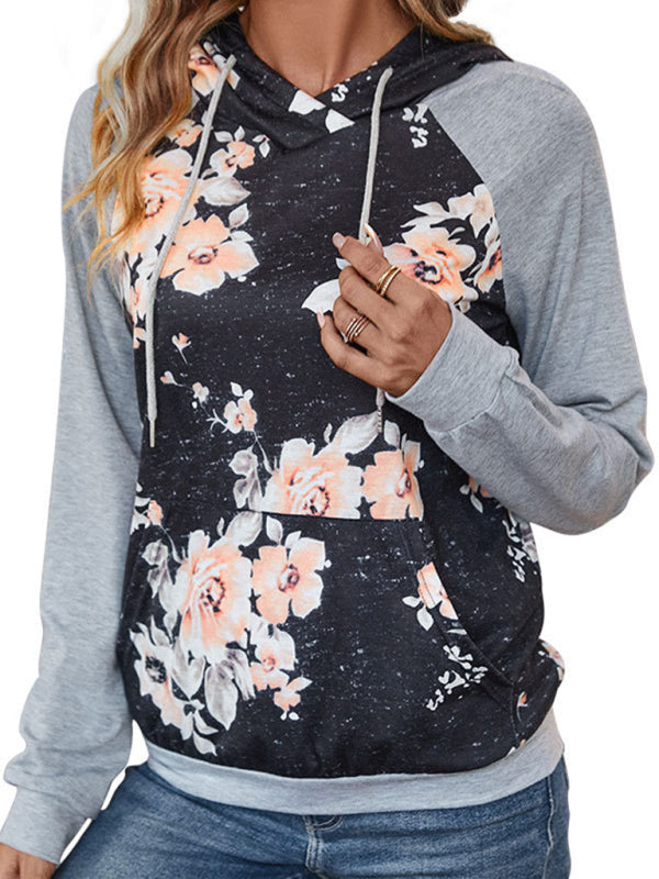 Willow Women's Long Sleeve Panel Hooded Sweatshirt