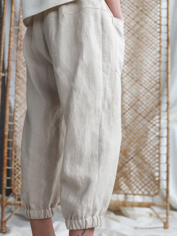 Camila New style loose pocket casual pants