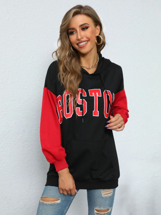 Debbie Women's Autumn Winter Alphabet Hoodie
