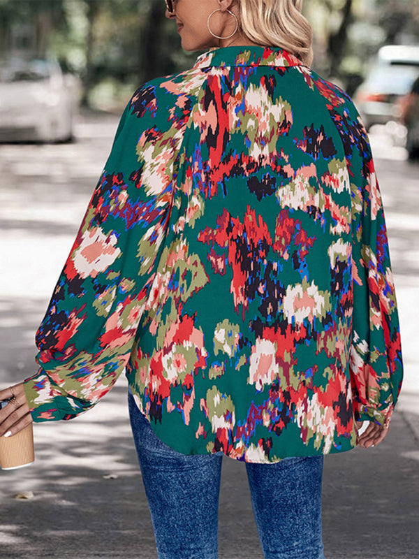 Audra New Women's Long Sleeve Printed Shirt
