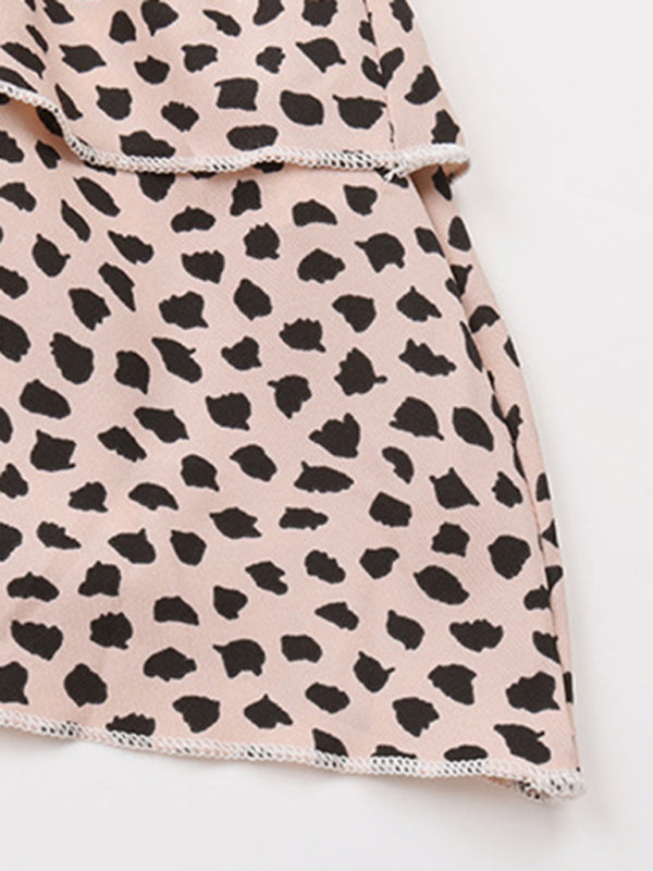 Arina New Women's Mid-Collar Printed Long-Sleeved Shirt