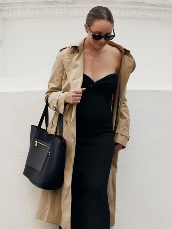 Parker New Style Knitted Cross Strapless Fashionable and Sexy Woolen Dress
