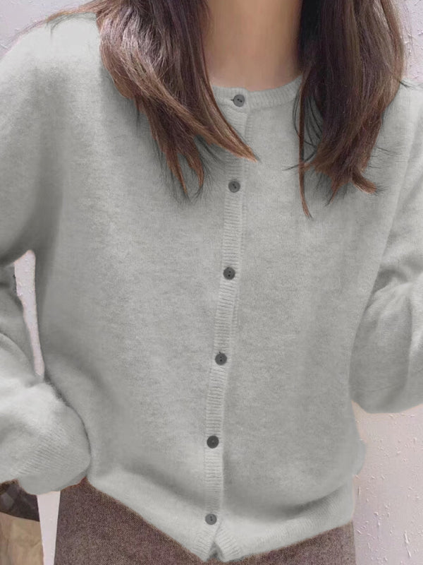 Haisley New Round neck Layered Knitted Cardigan