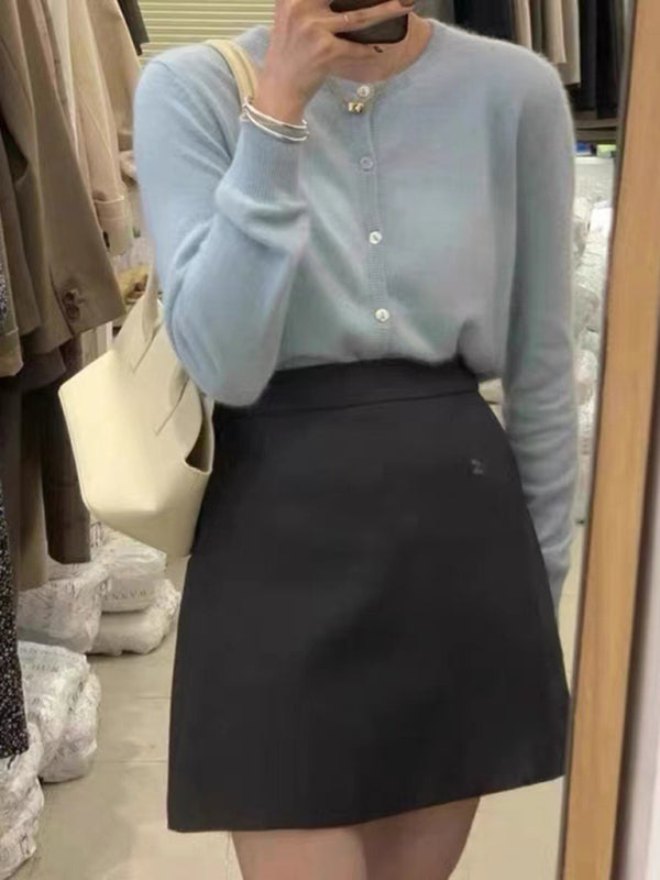 Haisley New Round neck Layered Knitted Cardigan