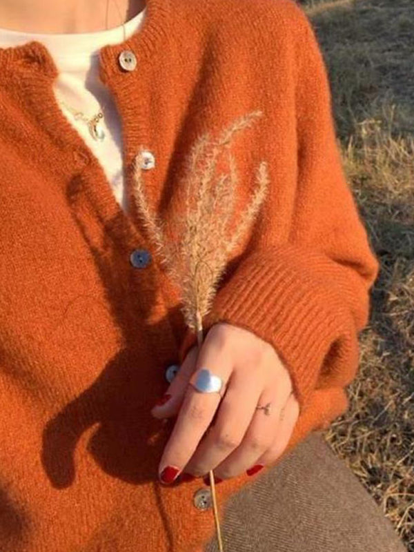 Haisley New Round neck Layered Knitted Cardigan