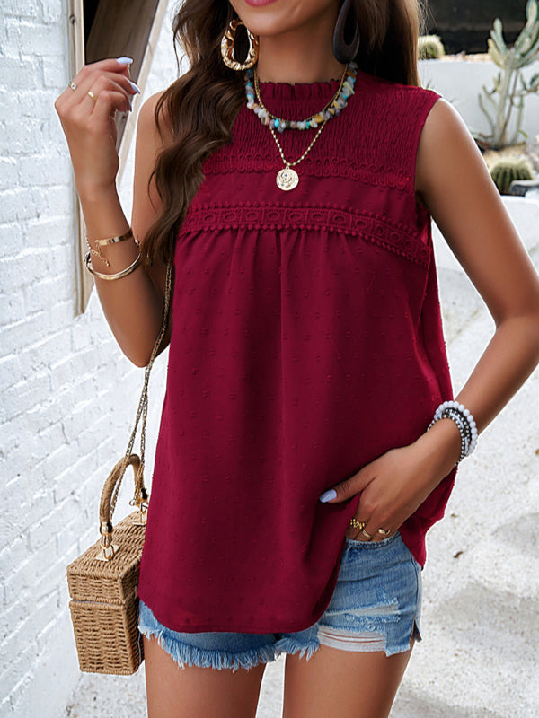 Portia Women's Casual Solid Color Sleeveless Tank Top