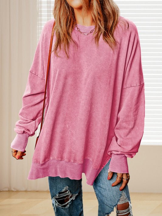 Raelynn Oversized Casual Loose Fit Pullover Top