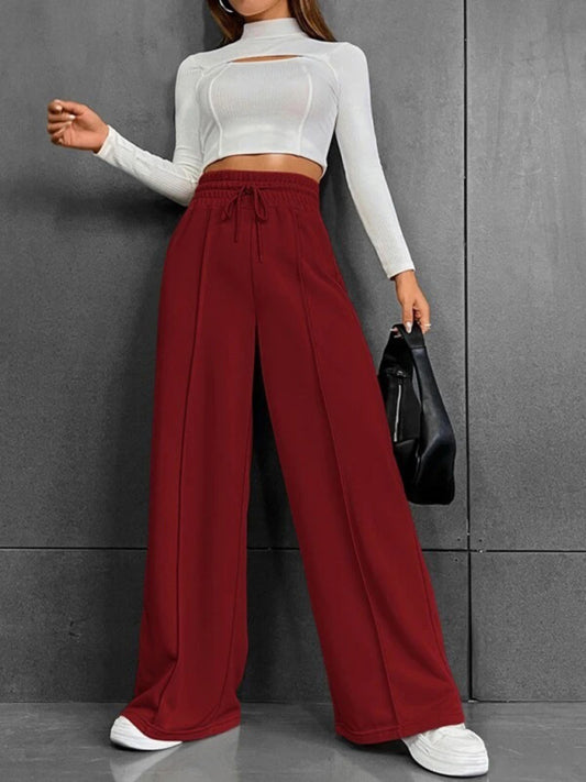 Mae New Straight Leg Loose Sweatpants Wide Leg Pants Outdoor Dance Casual Trousers