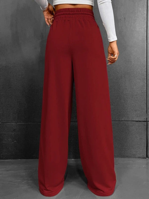 Mae New Straight Leg Loose Sweatpants Wide Leg Pants Outdoor Dance Casual Trousers