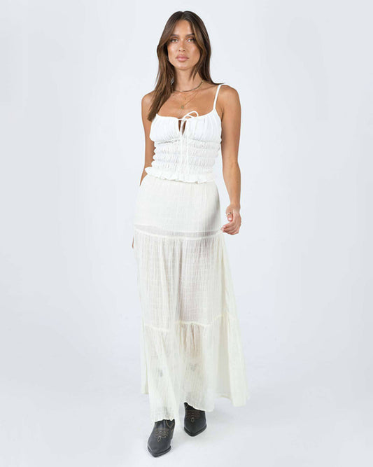 Ariadne New Women's Solid Color Short Halter Top