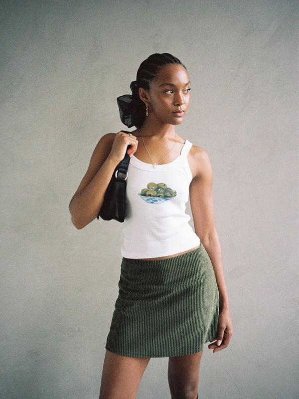Birdie Women's Simple Printed Hot Girl Camisole Vest