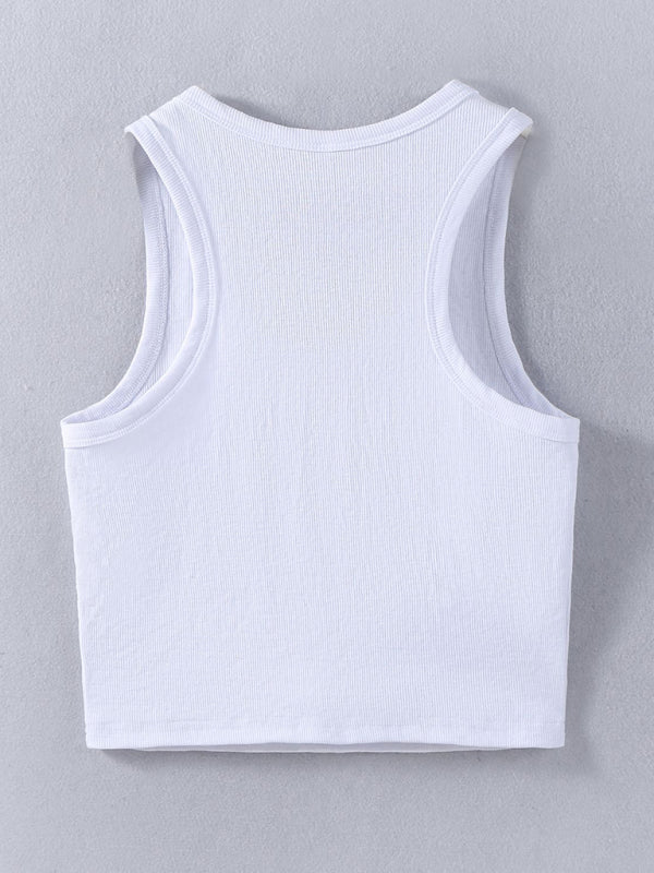 Bettina New Street Style INS Trendy Short Vest Women's Tops