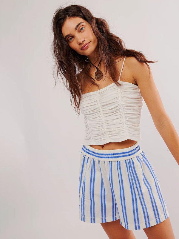 Emersyn Women's Fashion Striped Casual Shorts