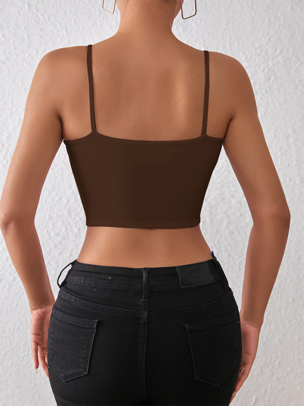 Callista Spring And Summer Sexy Midriff-Baring Camisole