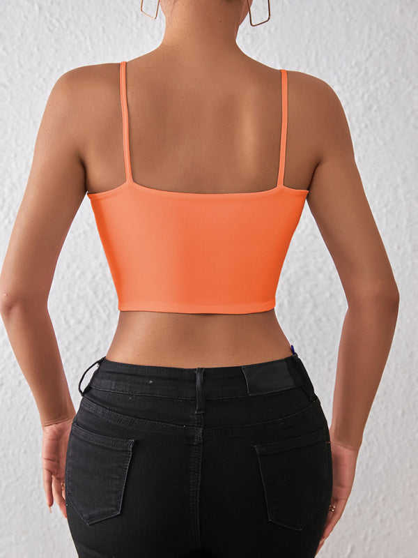 Callista Spring And Summer Sexy Midriff-Baring Camisole